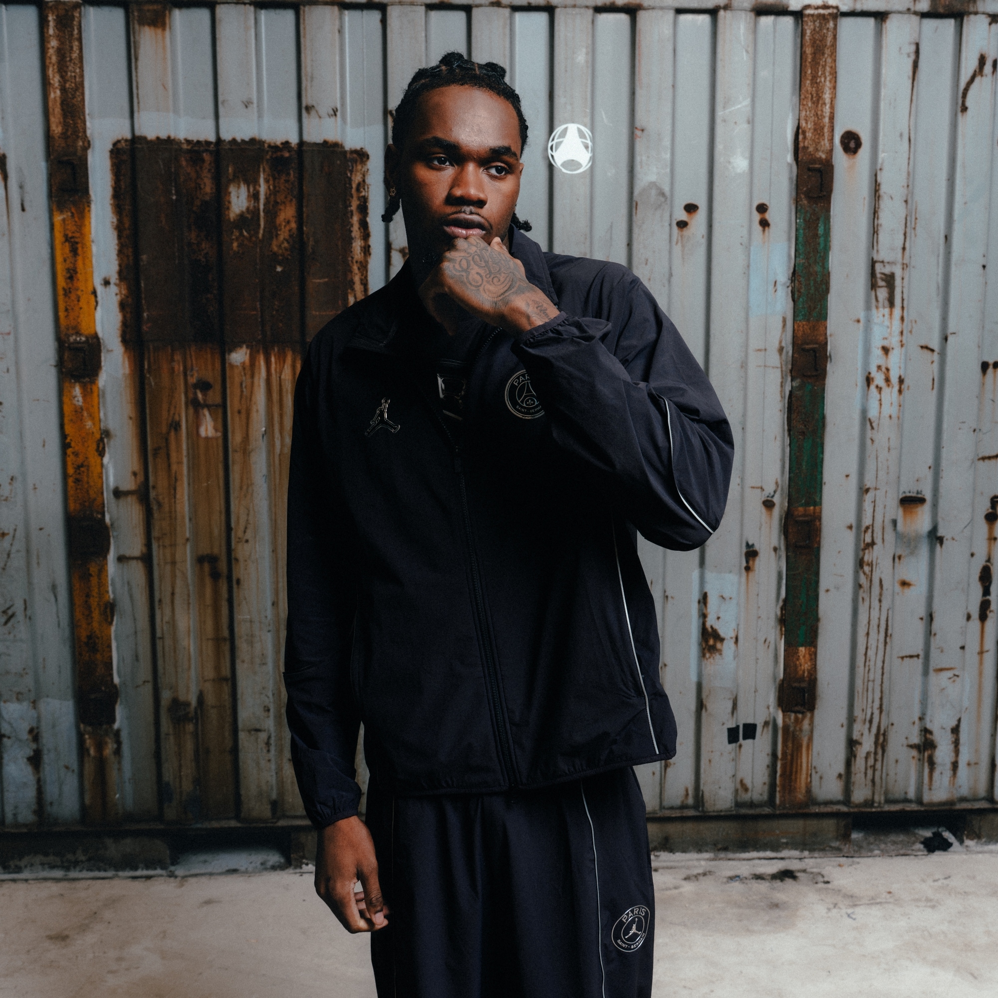 Psg Jordan Anthem Jacket Black PSG Jordan Anthem Jacket Oil Grey