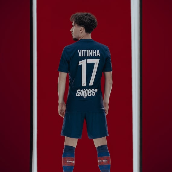 Add official printing and badges for that authentic look. From the streets of Greater Paris to the stands of Parc des Princes, this jersey is more than just a kit: it’s the uniform of a generation that embraces football as both culture and commitment.