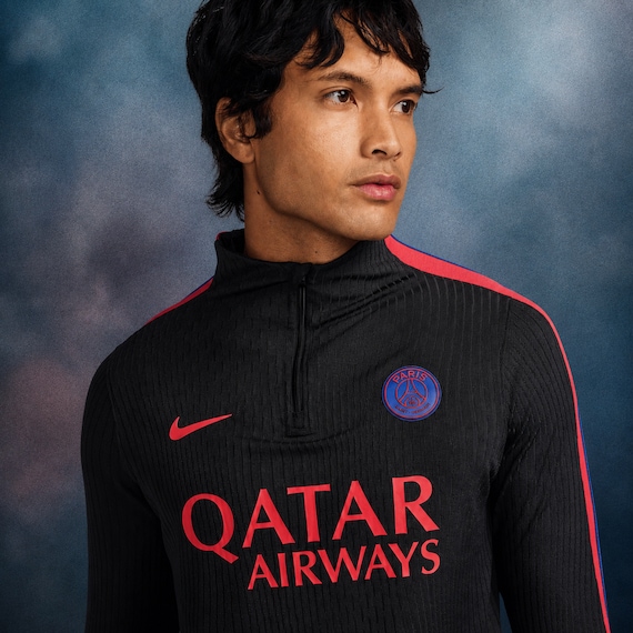 PSG ナイキ Dri-FIT ADVトラックスーツドリル トップ - ブラック