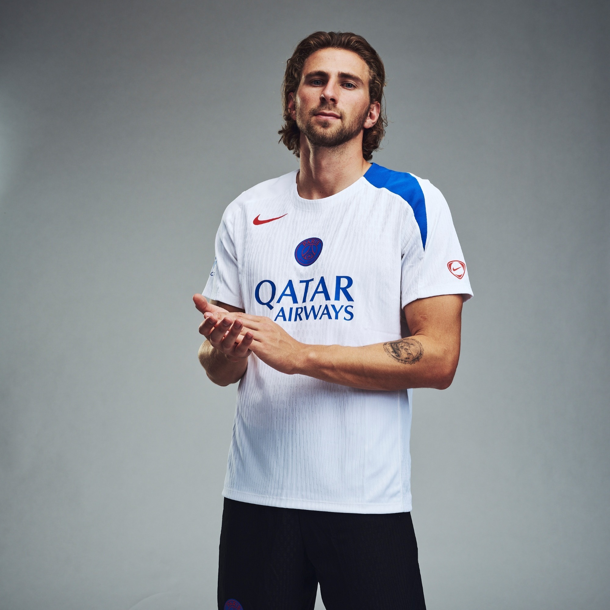 PSG Nike Third Stadium Shirt 2025-26 with UCL Titleholder and